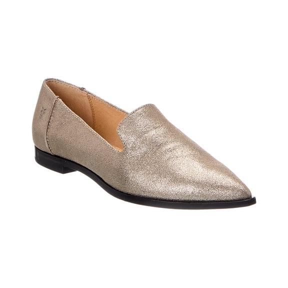 Frye Kenzie Venetian Leather Loafer, 6.5, Gray
