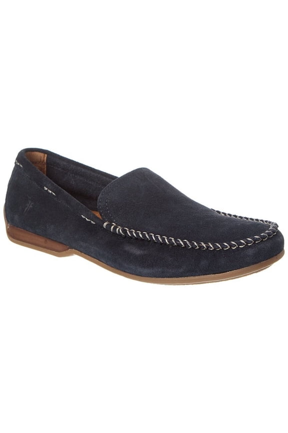 Lewis Venetian Suede Loafer, 10.5, Blue