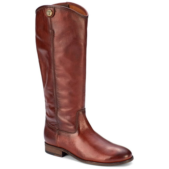 Frye Melissa Button 2 Wide Calf Leather Boot, 6, Brown