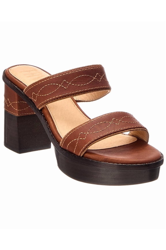 Pipa Woodstock 2 Suede & Leather Sandal, 8.5, Tan