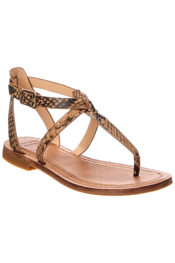 Taylor Leather Sandal, 7, Brown