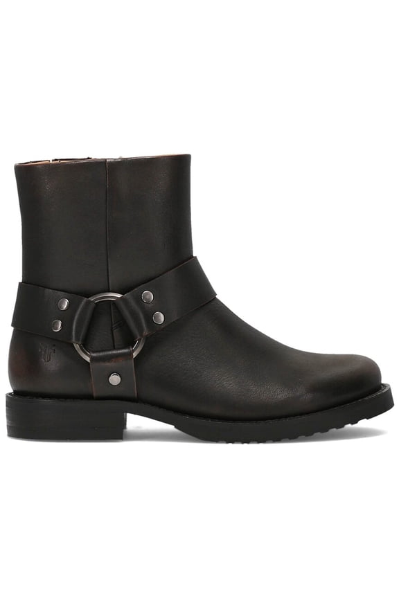 Veronica Flex Harness Leather Bootie, 8, Brown