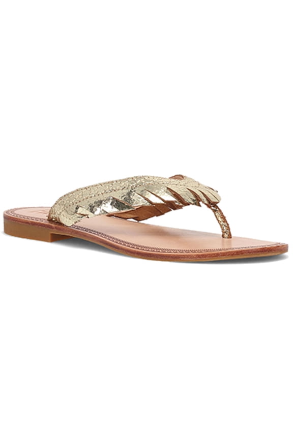 Women's Ava Fringe Sandals Gold 8 M