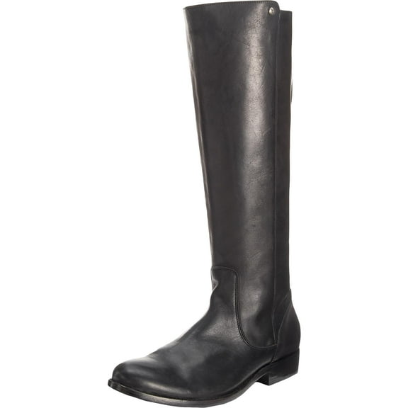 Frye Womens Melissa Faux Leather Riding Knee-High Boots