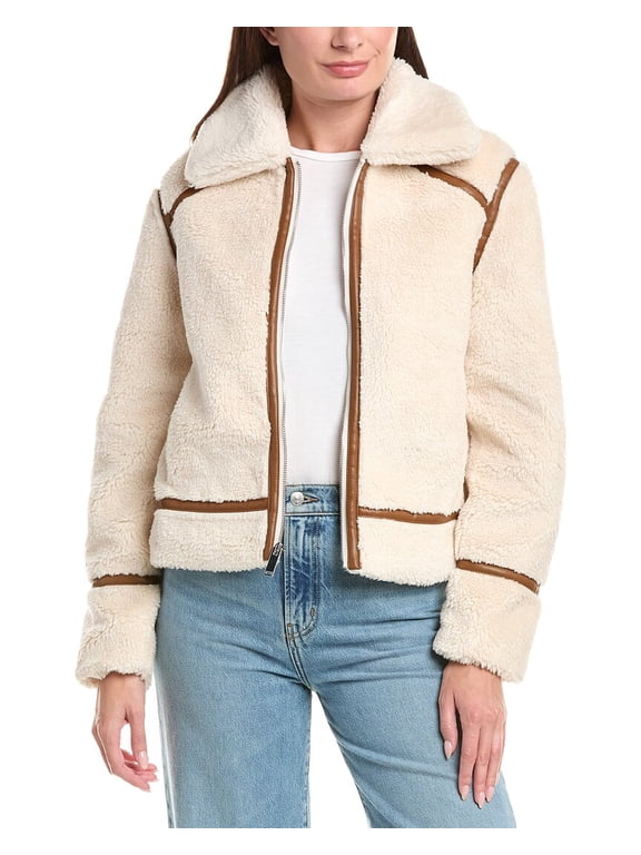 womens Faux Faux Fur Jacket, s