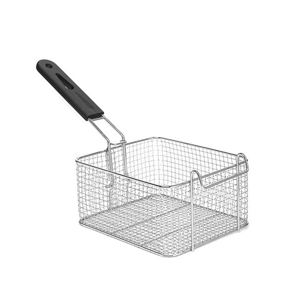 Fryer Basket Screen French Fries Frame Square Filter Net Encrypt Colander Strainer Shaped Frying Stainless Steel Meshed