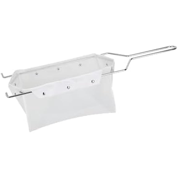 Fryer Filter Bag & Frame, Fryer Oil Filter, Filter Bag Easy to Clean with Hot Water, Reusable Fryer Oil Filter Strainer, Filter Fry Oil, Suitable for 70 lb Polishing Oil$$Home Decor, Kitchen, & Other