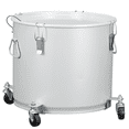 thumbnail image 1 of Fryer Grease Bucket 10 Gal,Fryer Oil Bucket w/Rust-Proof Coating,Coated Carbon Steel Oil Filter Pot,Grease Can with Caster Base,Oil Transport Container w Lid & Lock Clips & Filter Bag, 1 of 8