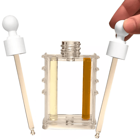 Fryer Oil Test Kit, Two Color Visual Guide With Glass Dropper, Restaurant Food Service Clear Frying Oil Testing & Monitoring Indicator Professional Tool