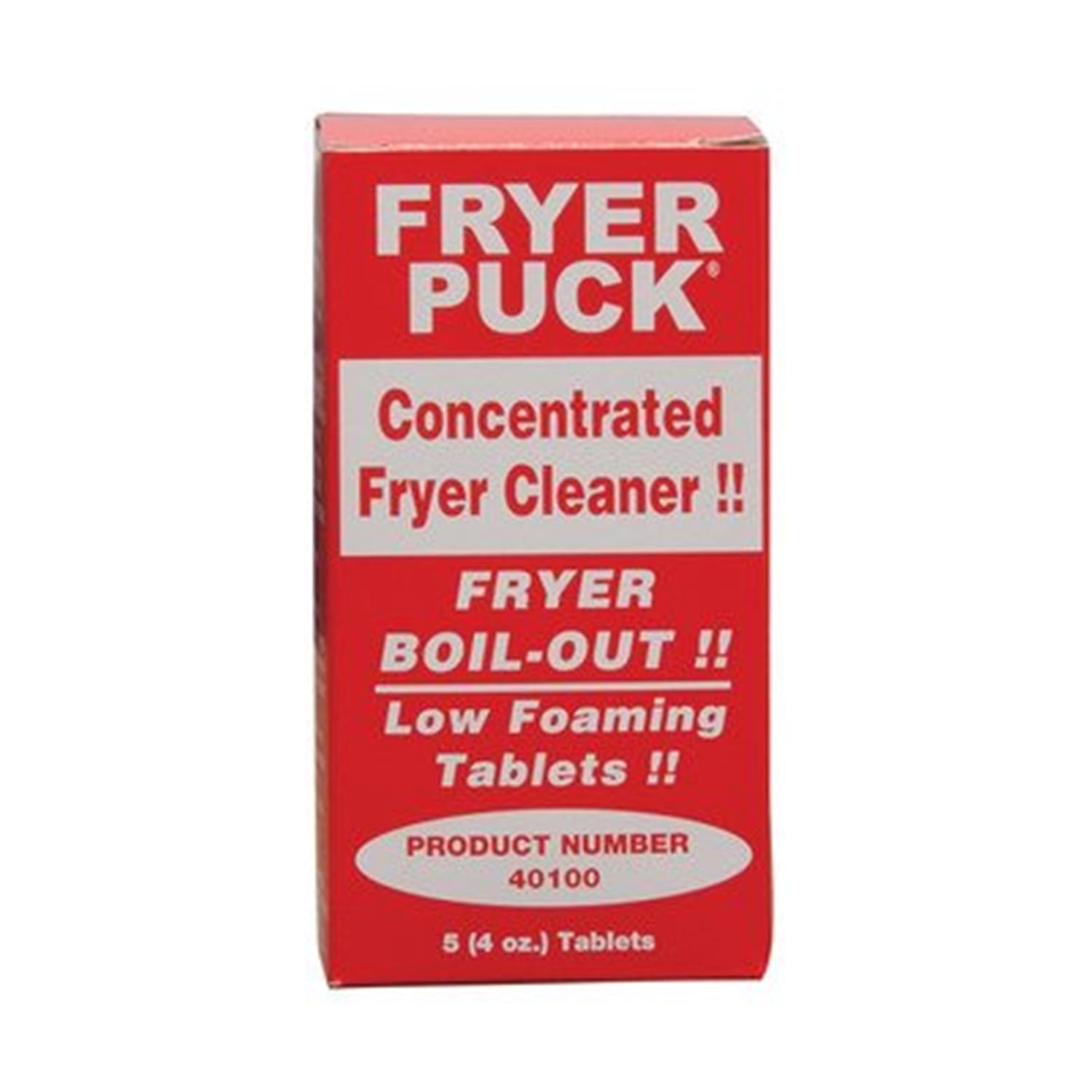 Fryer Puck® 4 oz. BoilOut Tablet, Box of 5