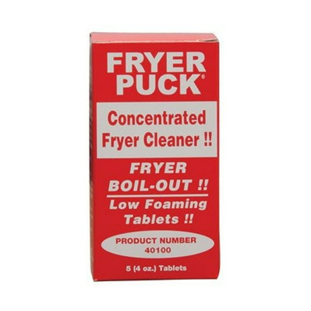 Fryer Puck® 4 oz. BoilOut Tablet, Box of 5 Walmart Business Supplies