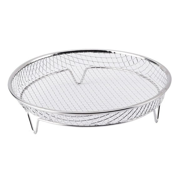 Fryer Rack Stainless Steel Double Basket Grill Kitchenware Accessories GXJ