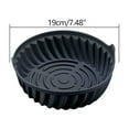 thumbnail image 1 of Fryers with Baskets Reusable Silicone Liner for 4.2 QT or Larger Air Fryers - 7.5 Inch Round Non-Stick Basket Insert, 1 of 3