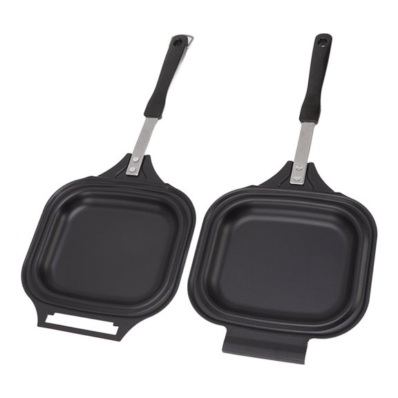 Frying Pan Even Heating Double Sided Iron Pancake Pan for Restaurants Home