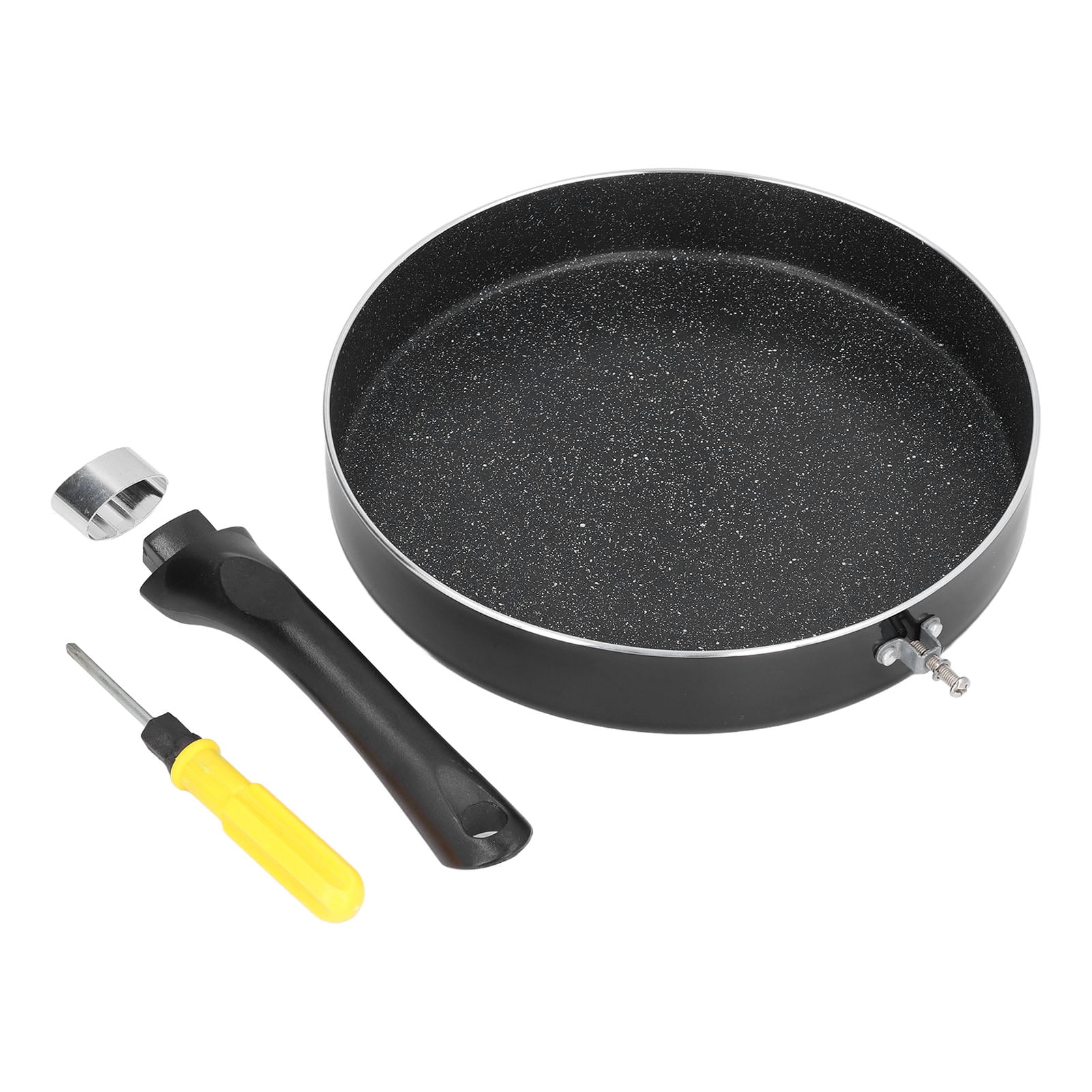 Frying Pan Flat Bottomed Heighten Nonstick Frying Pan for Induction