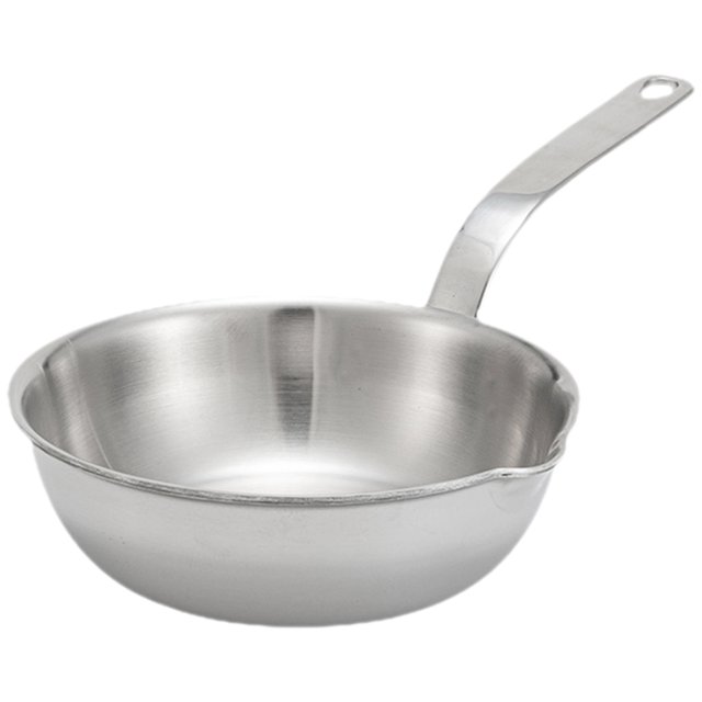 Frying Pan Handle Melting Pot Milk Pot Stainless Steel Oil Pot Pouring