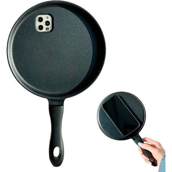 Frying Pan Phone Case, Creative Ugly Phone Case for iPhone 13/Iphone14/Iphone12/Iphone11, Ugly Phone Mobile Phone Cases
