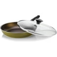Frying Pan with Glass Lid, Coated with DuPont Teflon® Select Colour