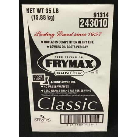 Frymax Classic Sunflower Frying Oil, 35 Pounds