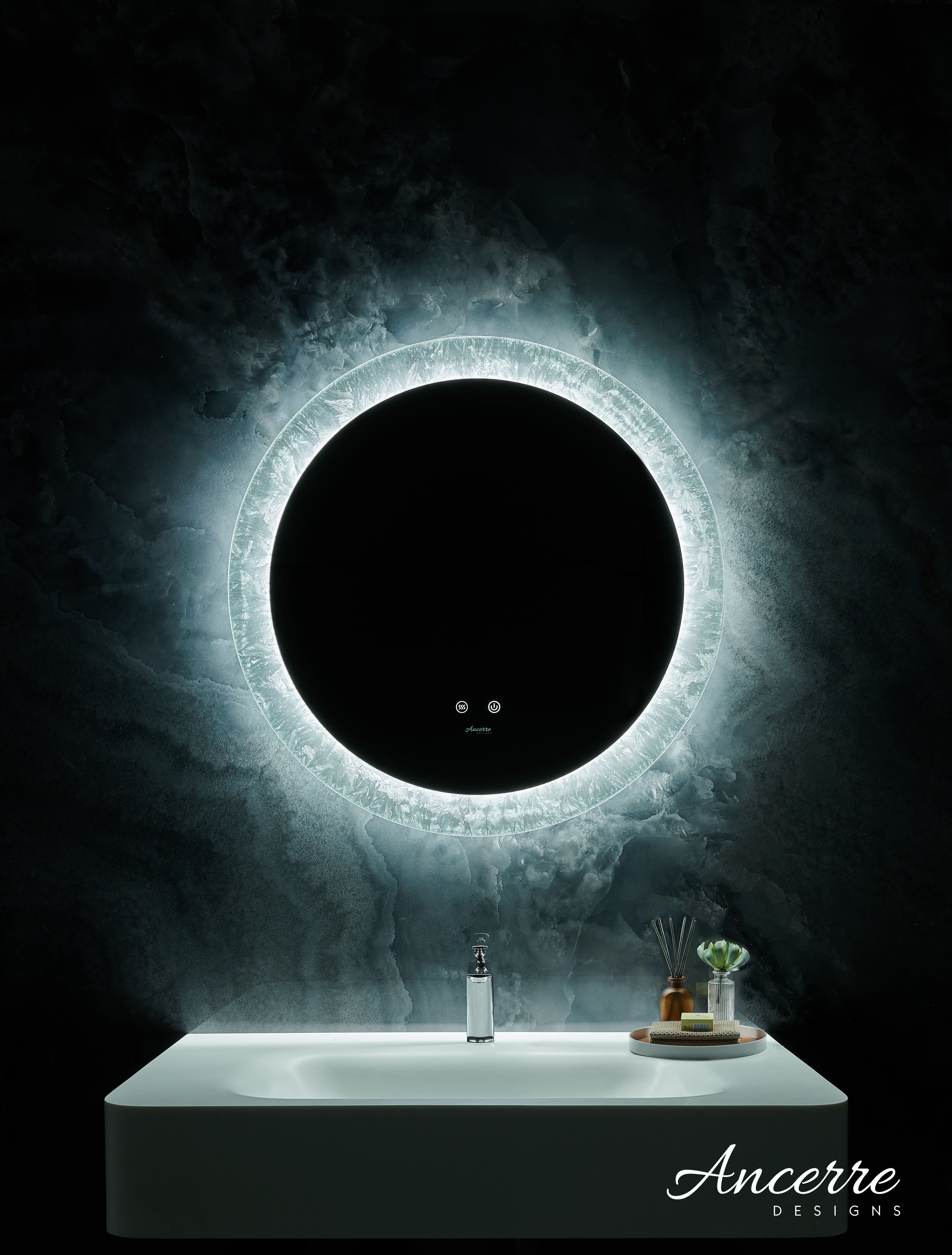 Frysta Round LED Wall Mirror