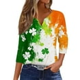 womens st patricks day blouse