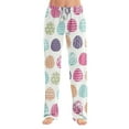 thumbnail image 1 of FrzhBrz Easter Comfy Womens Pajama Pants Egg Printed Pj Pants Stretch Drawstring Pj Bottoms Fun Easter Eggs Women's Girls Lounge Pants Sleepwear, 1 of 6