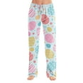 thumbnail image 1 of FrzhBrz Easter Pajama Pants Women Soft Wide Leg Loose Pj Bottoms Cute Bunny Stretch Pj Pants Drawstring Easter Sleepwear Bottoms Lounge, 1 of 5