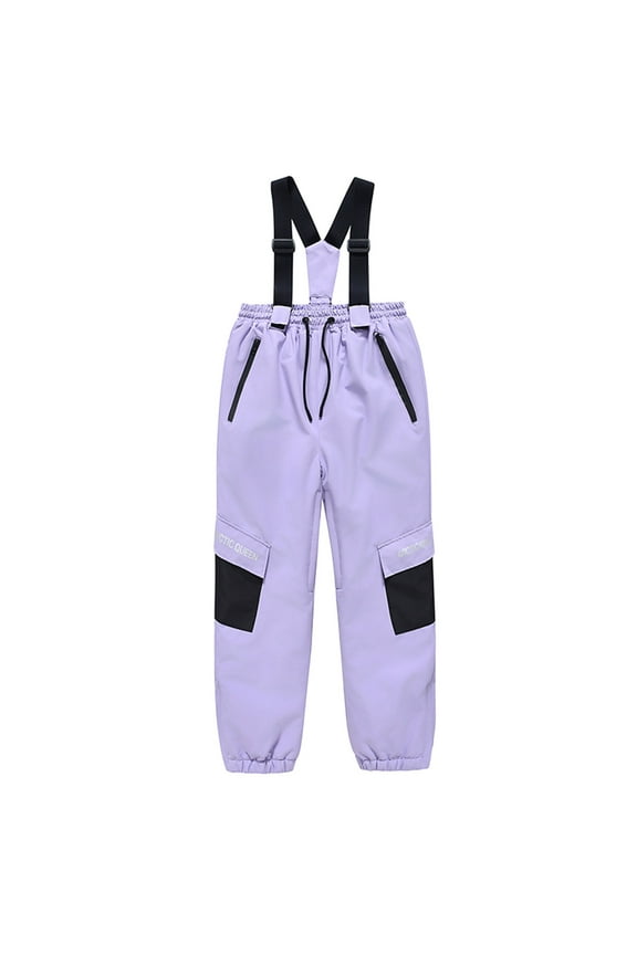 Girls Boys' Classic Snow Bib Ski Pant Winter Snowsuit Snow Pants