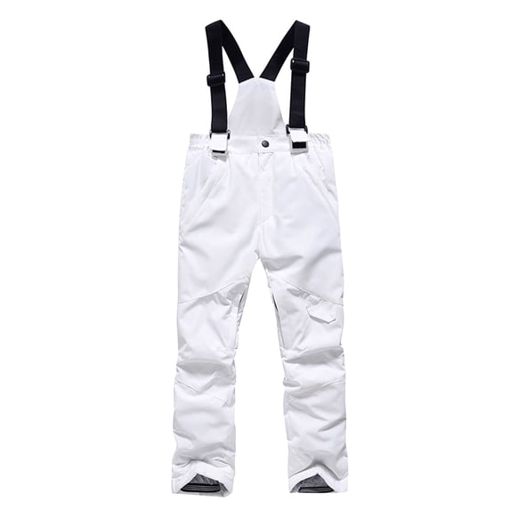 FrzhBrz Girls Boys Kids Unisex Insulated Snow Ski Pants Winter Water-Resistant Windproof Outdoor