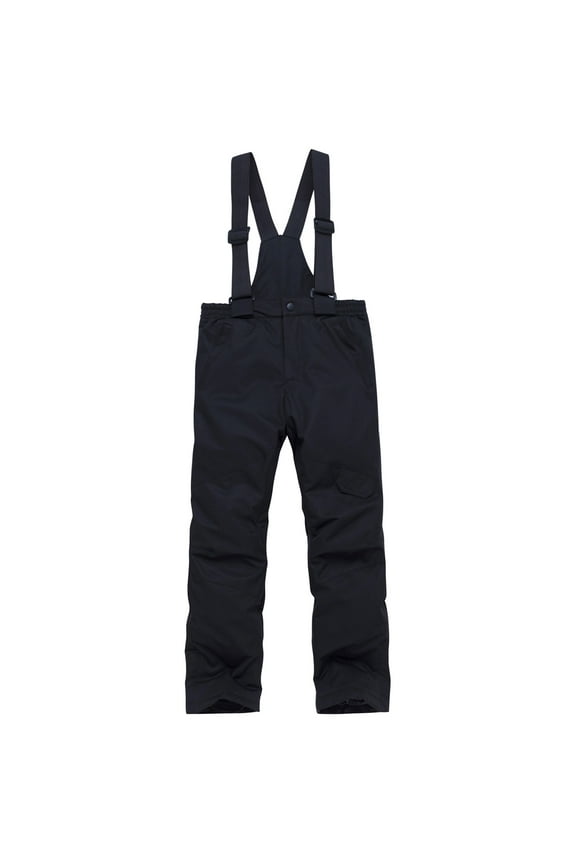 Kids Snow Bibs Ski Pants Adjustable Snowboard Bib Outdoor Waterproof Insulated Ripstop Snowboarding Overalls Winter