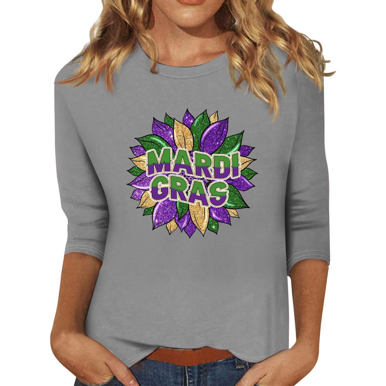 mardi gras plus size jacket