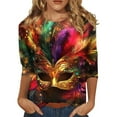 plus size mardi gras tops