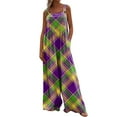 mardi gras color jumpsuit