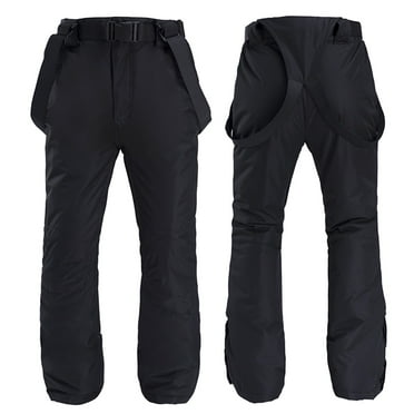 FrzhBrz Men Snow Bibs Women Baggy Ski Pants Snowboard Overall Insulated Waterproof Windproof Warm Winter