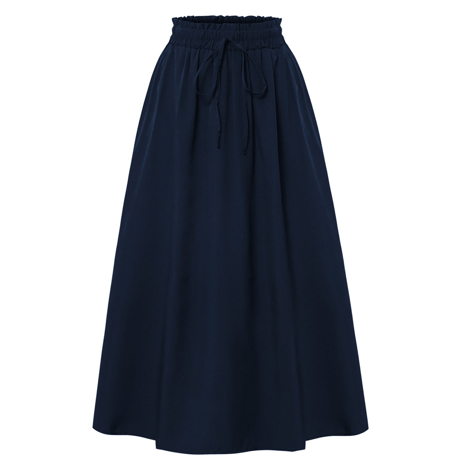 Summer New Women'S Print Big Swing Dress Split Long Skirt Beach Skirt main image 1