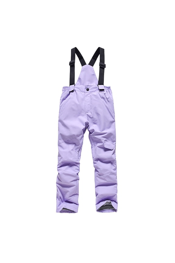 Snow Pants Snow Bib Overalls Ski Pants for Boys Girls Snow Suit Waterproof Bibs Snow Fleece Lined Insulated Winter Pants