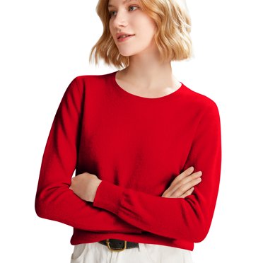 Merino Jacquard Crew Neck Sweater