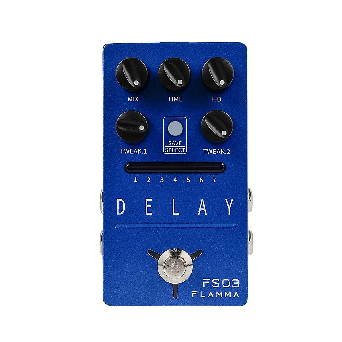 Fs03 Guitar Delay Effect Pedal Stereo Delay Pedal 6 Delay Effects with ...