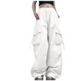thumbnail image 1 of Fsahion Plus Size Casual Sweatpants for Womens High Waist Mid-waist Pocket Overalls Casual Pants In Spring And Summer Up to 65% off!, 1 of 4