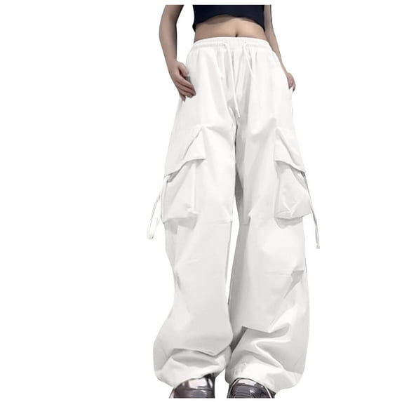 Fsahion Plus Size Casual Sweatpants for Womens High Waist Mid-waist Pocket Overalls Casual Pants In Spring And Summer Up to 65% off!