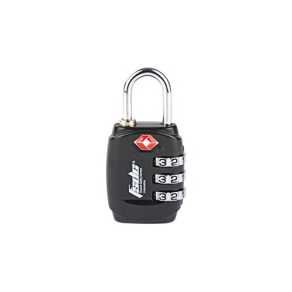 Firearms Safety Devices Luggage lock with Steel Shackle, 3 Dial
