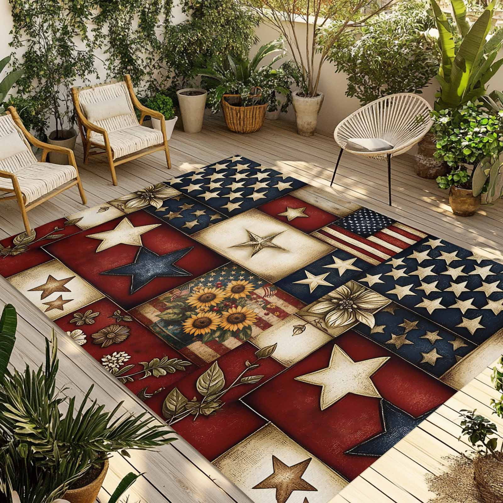 Cool Review About Outdoor Patriotic Rugs
