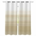 thumbnail image 1 of Fsddascl Beige White Stripes Blackout Curtains for Bedroom/Living Room, Thermal Insulated Kitchen Curtains, Farmhouse Modern Gradient Lines Grommet Darkening Window Treatment Drapes 42"x45"x2, 1 of 8