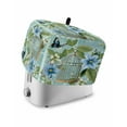 thumbnail image 1 of Fsddascl Birds Cage Small Toaster Cover 2 Slice, Kitchen Appliance Covers, Spring Botanical Blue Floral Toaster Oven Cover with Loop, Bread Machine Cover Polyester Dust Cover Protection, 1 of 5