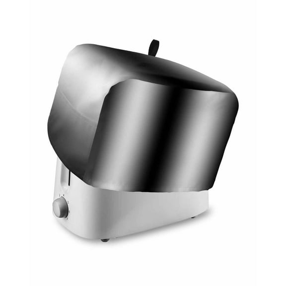 Fsddascl Black White Ombre Small Toaster Cover 2 Slice, Kitchen Appliance Covers, Modern Minimalism Gradient Abstract Toaster Oven Cover with Loop, Bread Machine Cover Dust Cover Protection