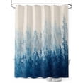 thumbnail image 1 of Fsddascl Blue Botanical Shower Curtain Set - 54" x 78" Washable Bathtub Curtain with 12 Hooks, Spring Summer Farmhouse Retro Beige Waterproof Fabric Stall Shower Curtains for Bathroom/Bathtub Décor, 1 of 6
