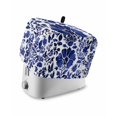 thumbnail image 1 of Fsddascl Blue Spring Floral Toaster Cover 2 Slice, Small Kitchen Appliance Covers, Summer Botanical Flowers Farmhouse Toaster Oven Cover with Loop, Bread Machine Cover Polyester Dust Cover, 1 of 5