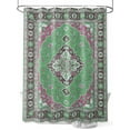 thumbnail image 1 of Fsddascl Boho Southwest Shower Curtain Set - Long 72" x 84" Washable Bathtub Curtain with 12 Hooks, Green Red Farmhouse Retro Aztec Abstract Waterproof Fabric Stall Shower Curtains for Bathroom, 1 of 6