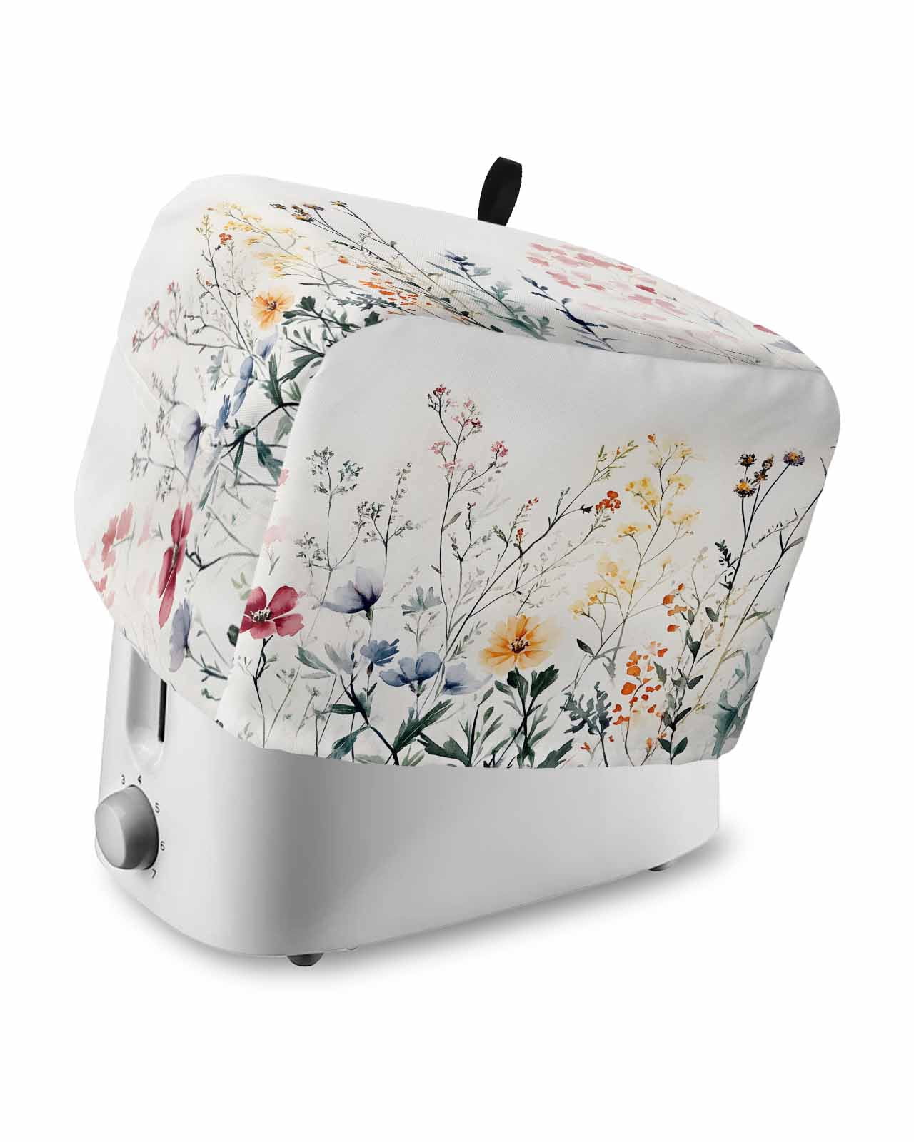 Machine Cover Kitchen Fsddascl Botanical Floral Toaster Cover 2 Slice, Small Kitchen ...