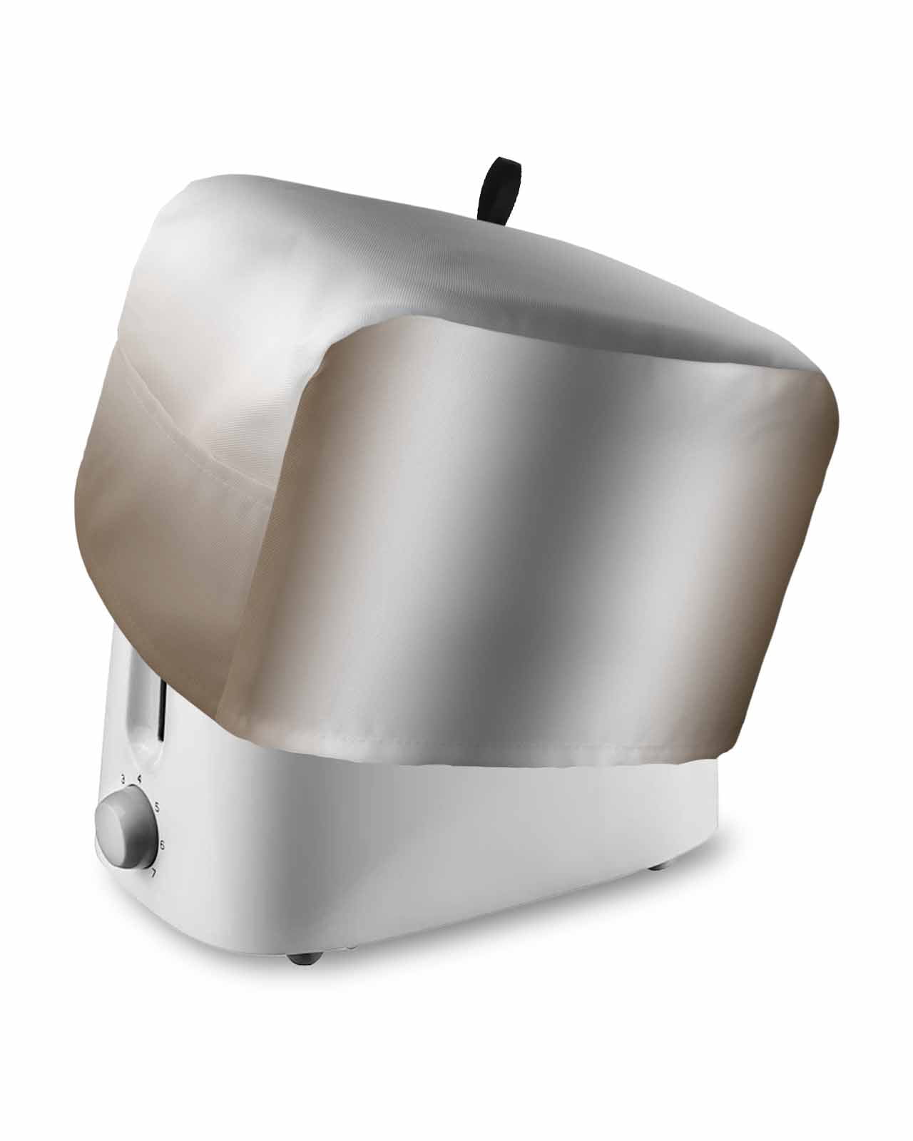 Machine Cover Kitchen Fsddascl Brown Grey Toaster Cover 2 Slice, Small Kitchen Appliance ...